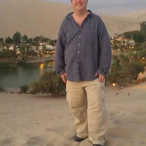 Dersert oasis of Huacachina, Peru--population 100.